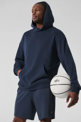 Felpa con cappuccio Chill - Blu navy