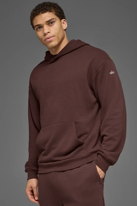 Felpa con cappuccio Chill - Brownstone