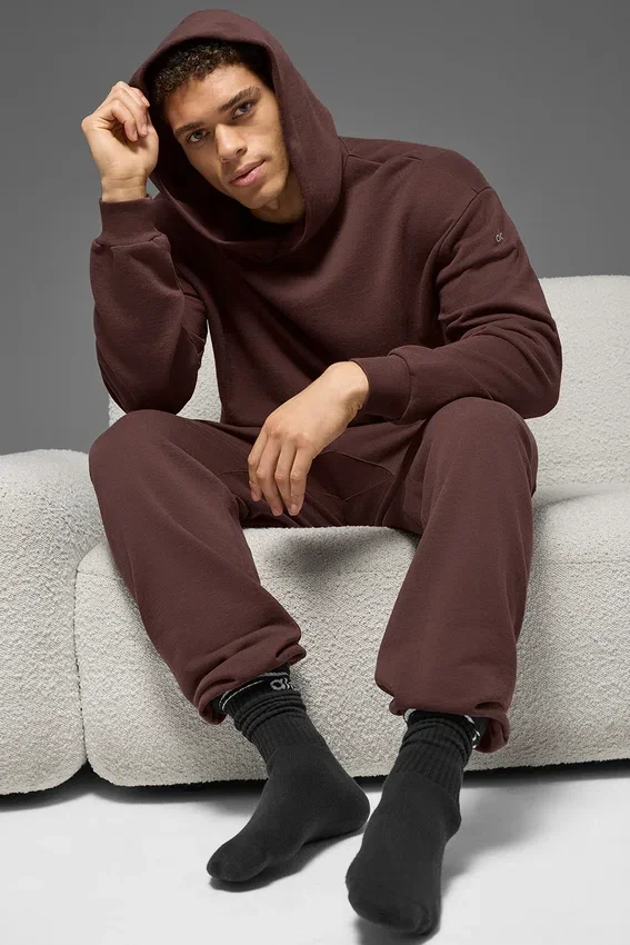 Felpa con cappuccio Chill - Brownstone