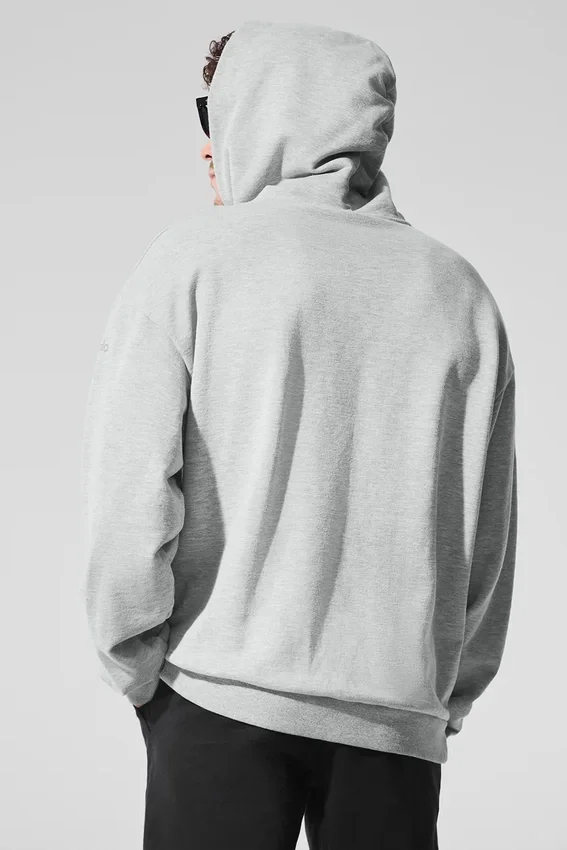 Felpa con cappuccio Chill - Grigio melange sportivo