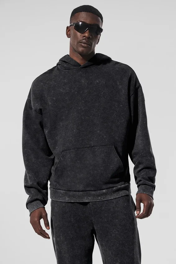 Felpa con cappuccio Chill Vintage Wash - Lavaggio nero
