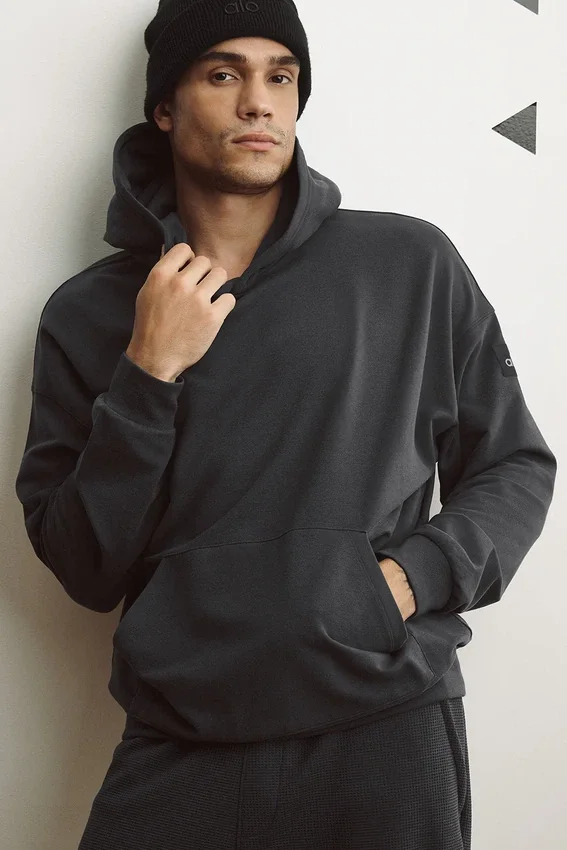 Felpa con cappuccio Double Take - Antracite