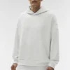 Felpa con cappuccio Double Take - Bianco melange
