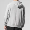 Felpa con cappuccio Double Take - Grigio melange atletico