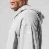 Felpa con cappuccio Double Take - Grigio melange atletico