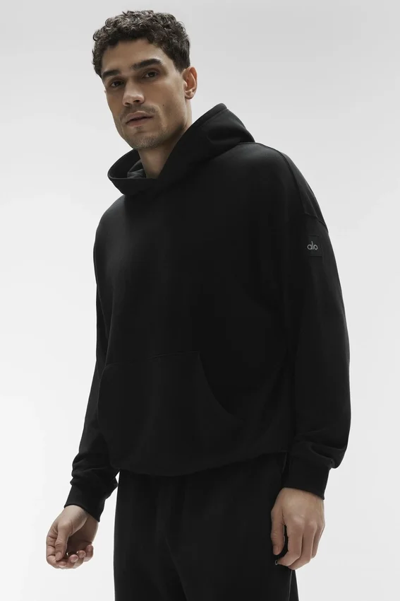 Felpa con cappuccio Double Take - Nero