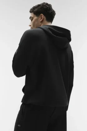 Felpa con cappuccio Double Take – Nero