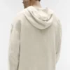 Felpa con cappuccio e bottoni Linen Days - Colore osso