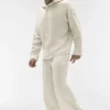 Felpa con cappuccio e bottoni Linen Days - Colore osso