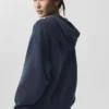 Felpa con cappuccio e zip integrale Accolade - Blu navy