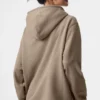Felpa con cappuccio e zip integrale Renown - Gravel