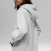 Felpa con cappuccio e zip integrale Renown Heavy Weight - Grigio melange atletico