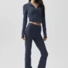Felpa con cappuccio e zip integrale Sway - Blu navy