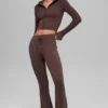Felpa con cappuccio e zip integrale Sway - Brownstone