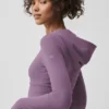 Felpa con cappuccio e zip integrale Sway - Plum Kiss