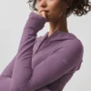 Felpa con cappuccio e zip integrale Sway - Plum Kiss