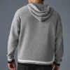Felpa con cappuccio in maglia Sports Club - Grigio melange atletico
