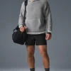Felpa con cappuccio in maglia Sports Club - Grigio melange atletico