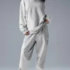 Felpa con cappuccio Make Waves - Grigio melange atletico
