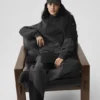 Felpa con cappuccio Make Waves - Nero vintage sfumato