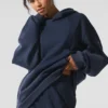 Felpa con cappuccio Make Waves - Tonalità blu navy