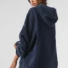 Felpa con cappuccio Make Waves - Tonalità blu navy