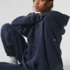 Felpa con cappuccio Make Waves - Tonalità blu navy