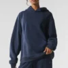 Felpa con cappuccio Make Waves - Tonalità blu navy