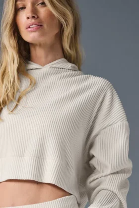 Felpa con cappuccio Muse – Avorio