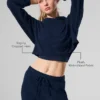 Felpa con cappuccio Muse - Blu navy