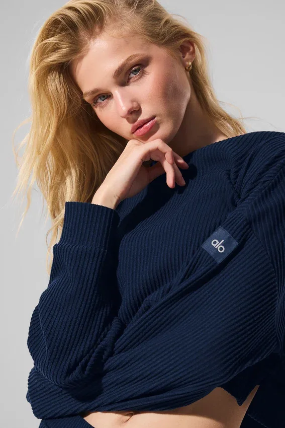 Felpa con cappuccio Muse - Blu navy