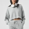 Felpa con cappuccio Muse - Grigio melange sportivo
