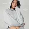 Felpa con cappuccio Muse - Grigio melange sportivo
