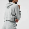 Felpa con cappuccio Muse - Grigio melange sportivo
