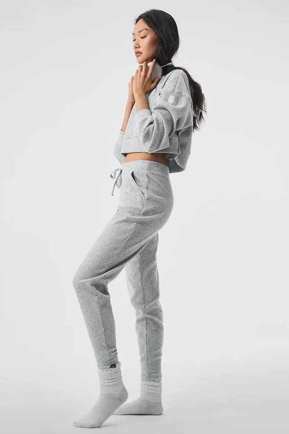 Felpa con cappuccio Muse - Grigio melange sportivo