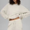 Felpa con cappuccio New Class in lana e cashmere - Bone Heather