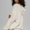 Felpa con cappuccio New Class in lana e cashmere - Bone Heather