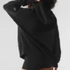 Felpa con cappuccio New Class in lana e cashmere - Nero