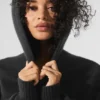 Felpa con cappuccio New Class in lana e cashmere - Nero