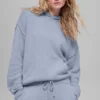 Felpa con cappuccio New Class in misto lana e cashmere - Brina invernale
