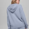 Felpa con cappuccio New Class in misto lana e cashmere - Brina invernale