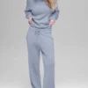 Felpa con cappuccio New Class in misto lana e cashmere - Brina invernale