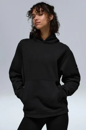 Felpa con cappuccio Renown Heavy Weight - Nero