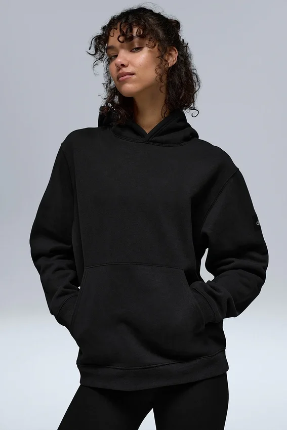 Felpa con cappuccio Renown Heavy Weight - Nero