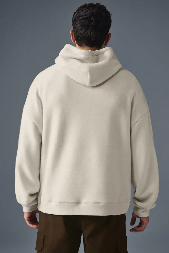 Felpa con cappuccio Triumph Restore - Bianco osso