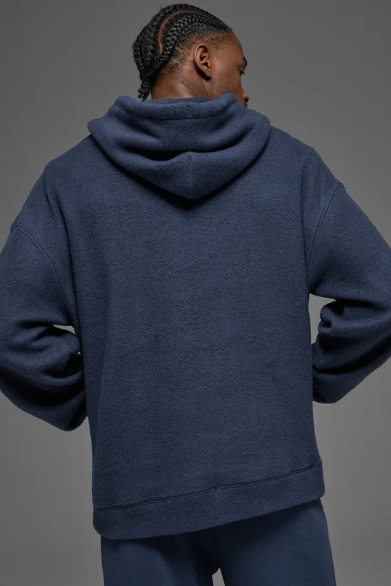 Felpa con cappuccio Triumph Restore - Blu navy