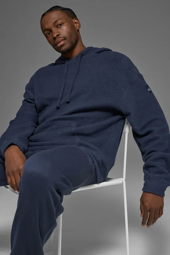 Felpa con cappuccio Triumph Restore - Blu navy