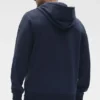 Felpa con cappuccio Waffle Lounge - Blu navy