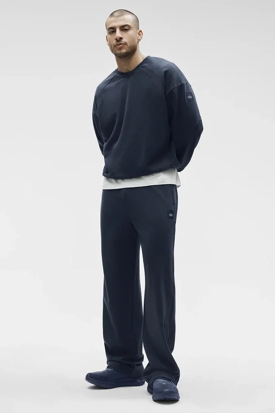 Felpa Field a girocollo - Blu navy