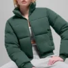 Felpa imbottita - Verde trifoglio